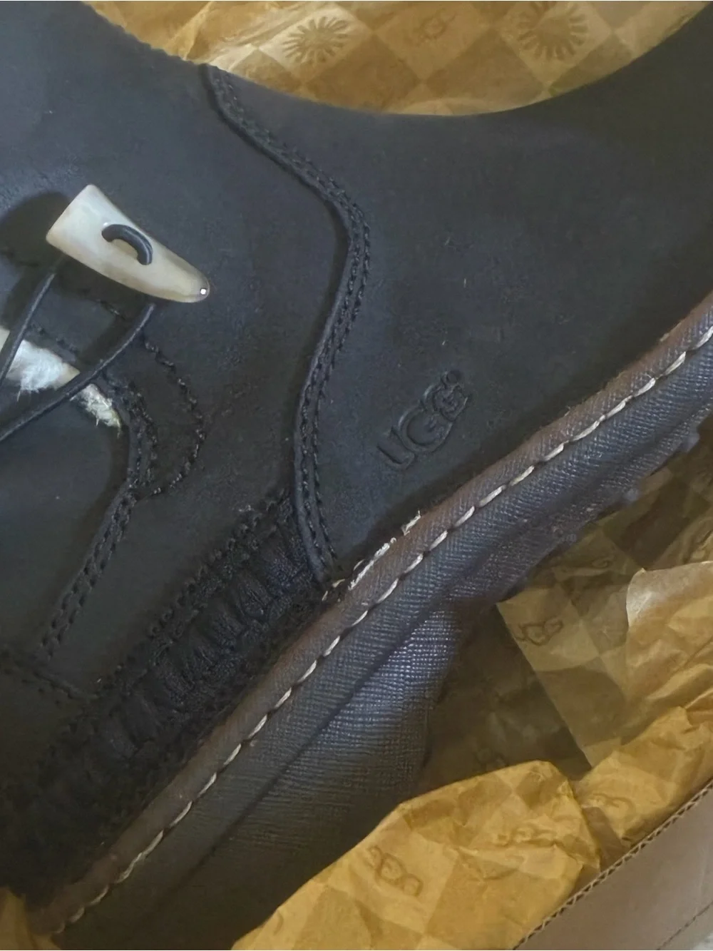 UGG Australia Women’s Black Kona (5156) Boots NEW IN BOX - Size 8
